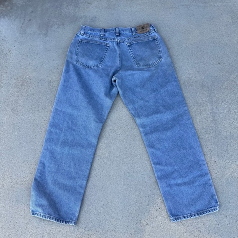 Wrangler Relaxed Fit Jeans Mens 34x30 Medium Wash Blue Denim 9760WDR